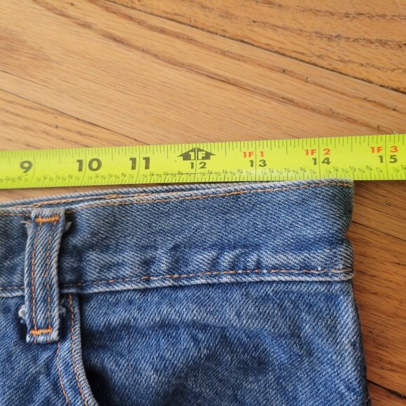 Vintage No Excuses Womens Denim Jeans With Side Lace-Up Detail - Size 12 - Picture 5 of 8